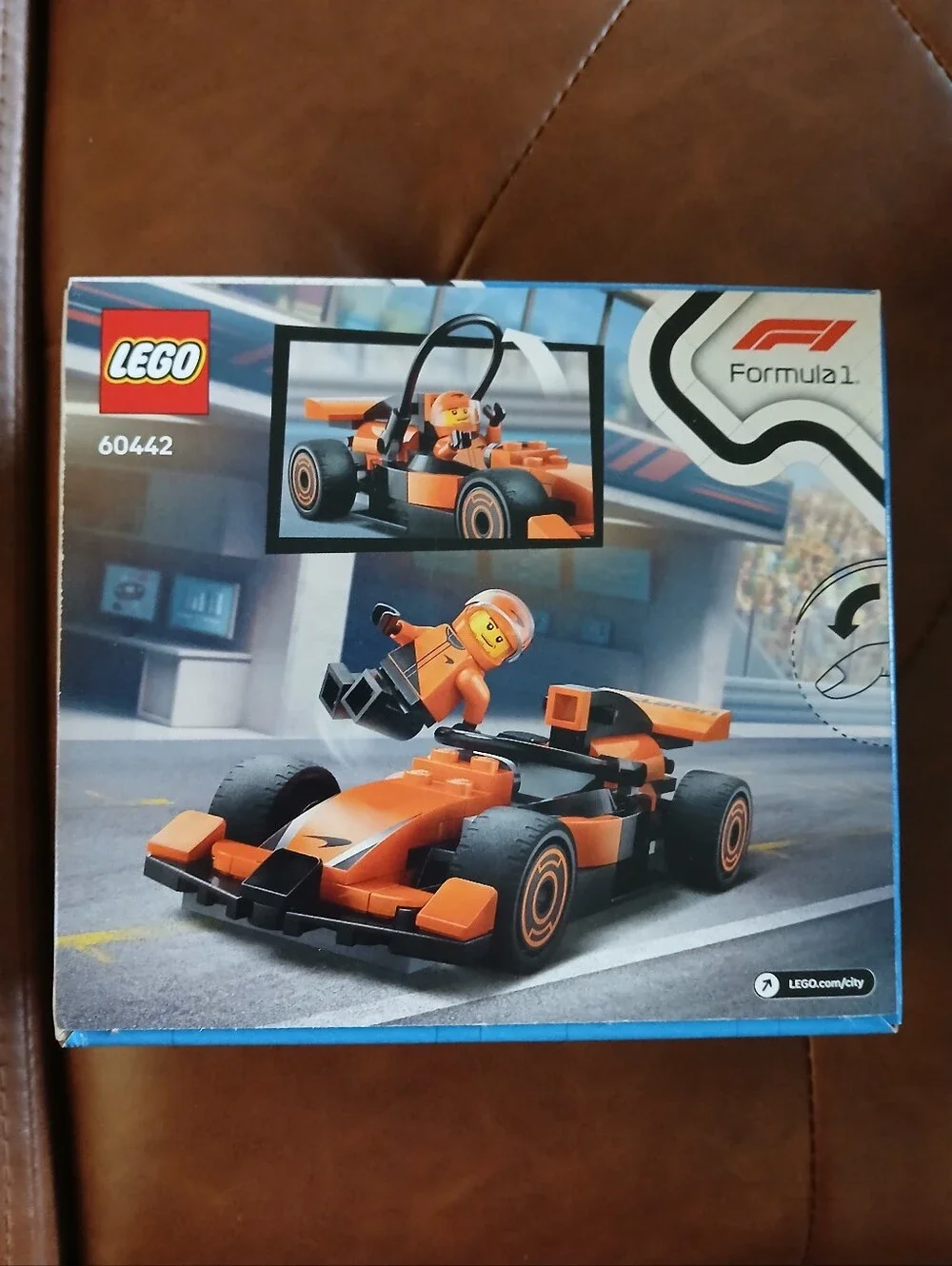 Lego City NWT Formula 1 Driver With McLaren Car. Ages 6+ 86 Pieces
